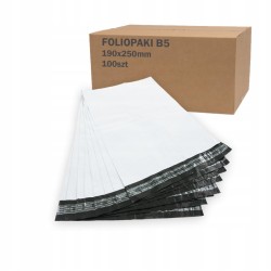 Foliopaki B5 190x250 mm