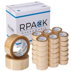 Taśma RPACK Solvent Transparent 48/120m 36szt.