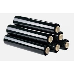 Folia stretch czarna 2 kg / 23 µm