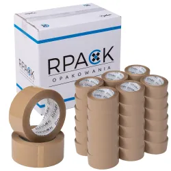 Taśma RPACK Solvent Brązowa 48/120m 36szt.