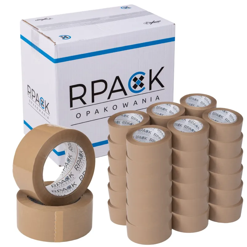 Taśma RPACK Solvent Brązowa 48/120m 36szt.