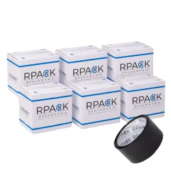 Taśma RPACK Akryl Czarna 48/50y 216szt.