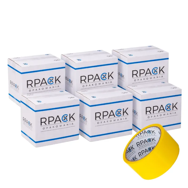 Taśma RPACK Akryl Żółta 48/50y 216szt.