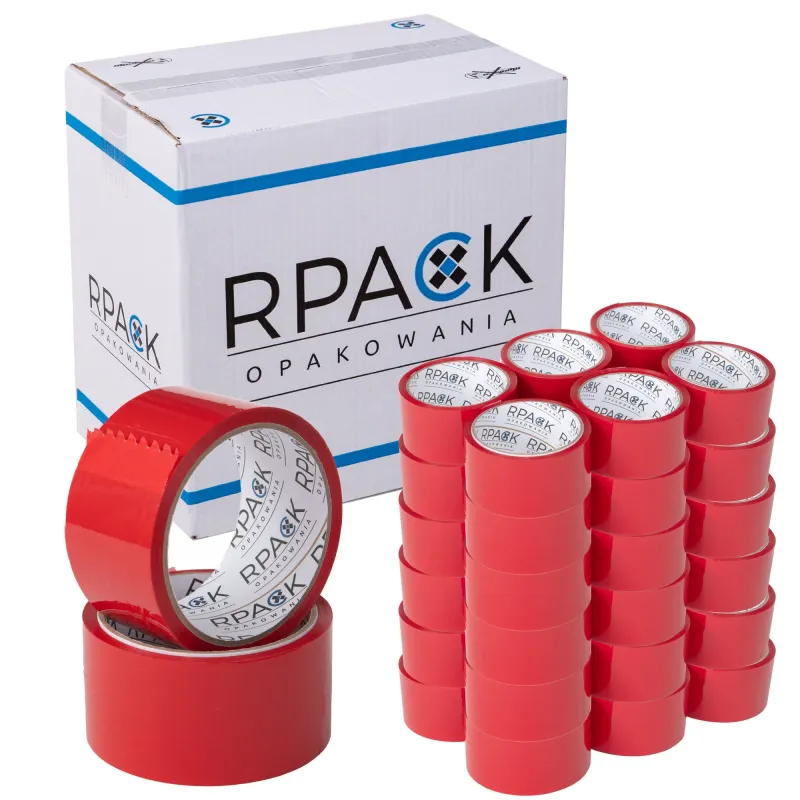 Taśma RPACK Akryl Czerwona 48/50y 36szt.