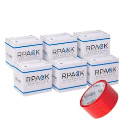 Taśma RPACK Akryl Czerwona 48/50y 216szt.