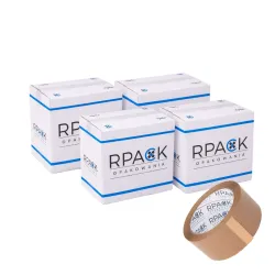 Taśma RPACK Akryl Brązowa 48/100y 144szt.