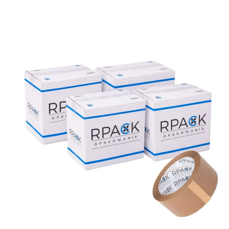 Taśma RPACK Akryl Brązowa 48/100y 144szt.